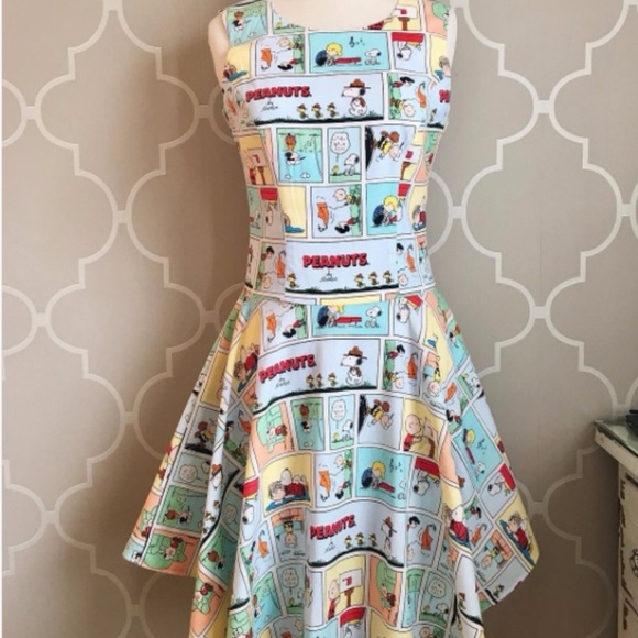 Peanuts Dresses Peanuts Snoopy Charlie Brown Comic Dress Poshmark
